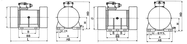 防爆振動(dòng)電機(jī)結(jié)構(gòu)